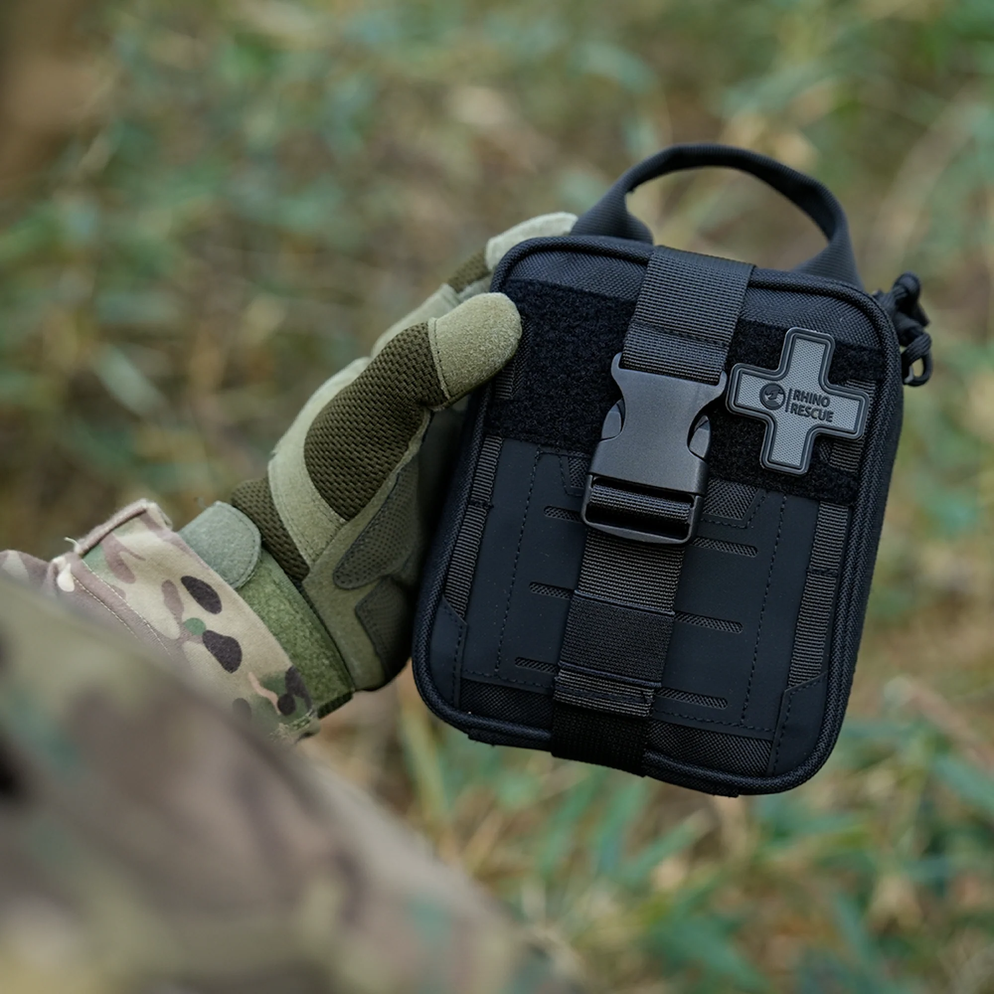 CMS IFAK MINI Trauma Kit Rhino Rescue® Tourniquet & Chest Seal, MOLLE Pouch for Camp,Hike,Hunt - Image 4