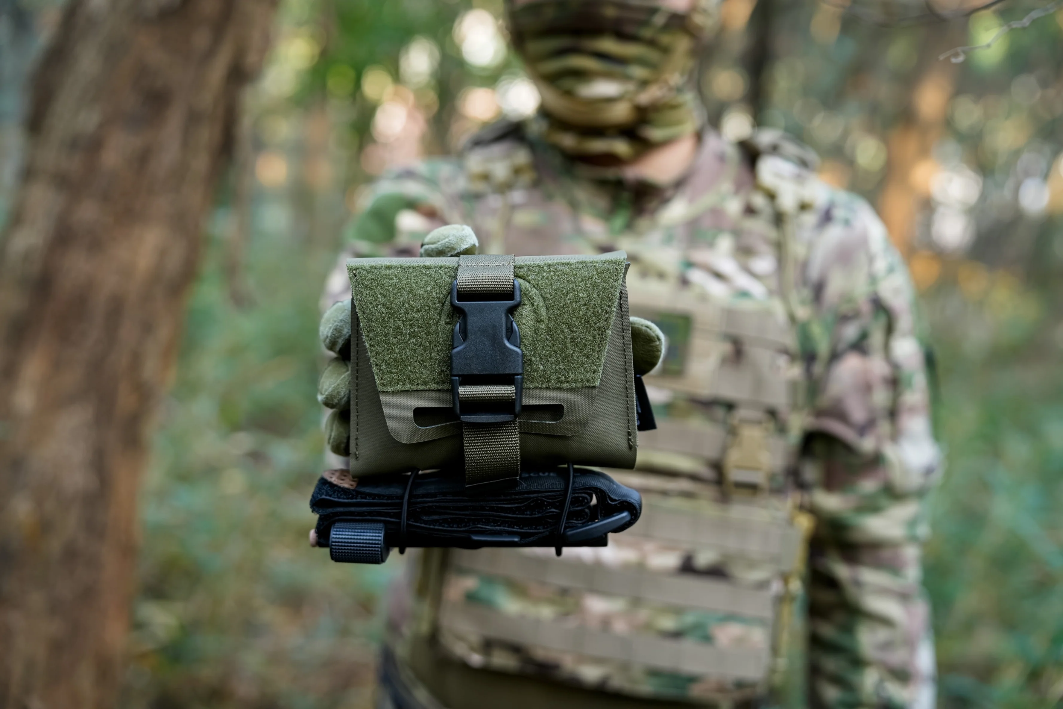 Cordura® Mini Tactical IFAK – Combat Metal Tourniquet, Rip-Away MOLLE Pouch, Bleeding-Control EDC - Image 4