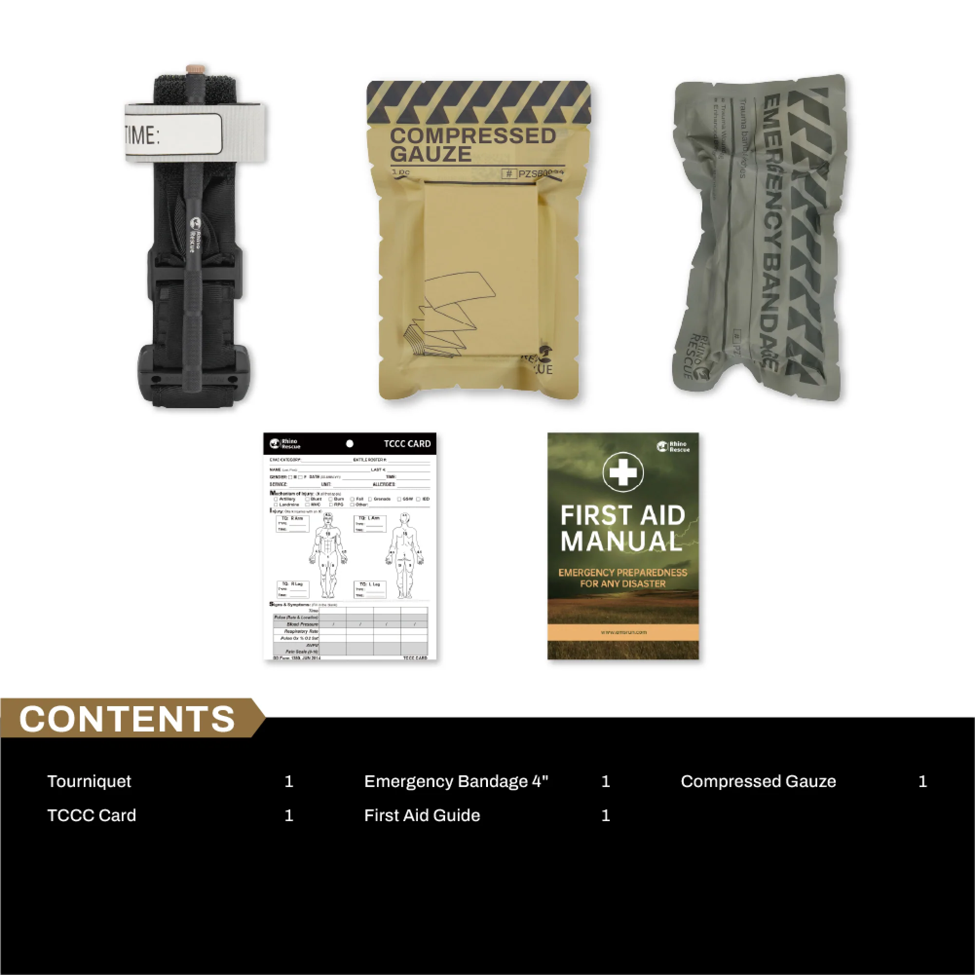 Cordura® Mini Tactical IFAK – Combat Metal Tourniquet, Rip-Away MOLLE Pouch, Bleeding-Control EDC - Image 7