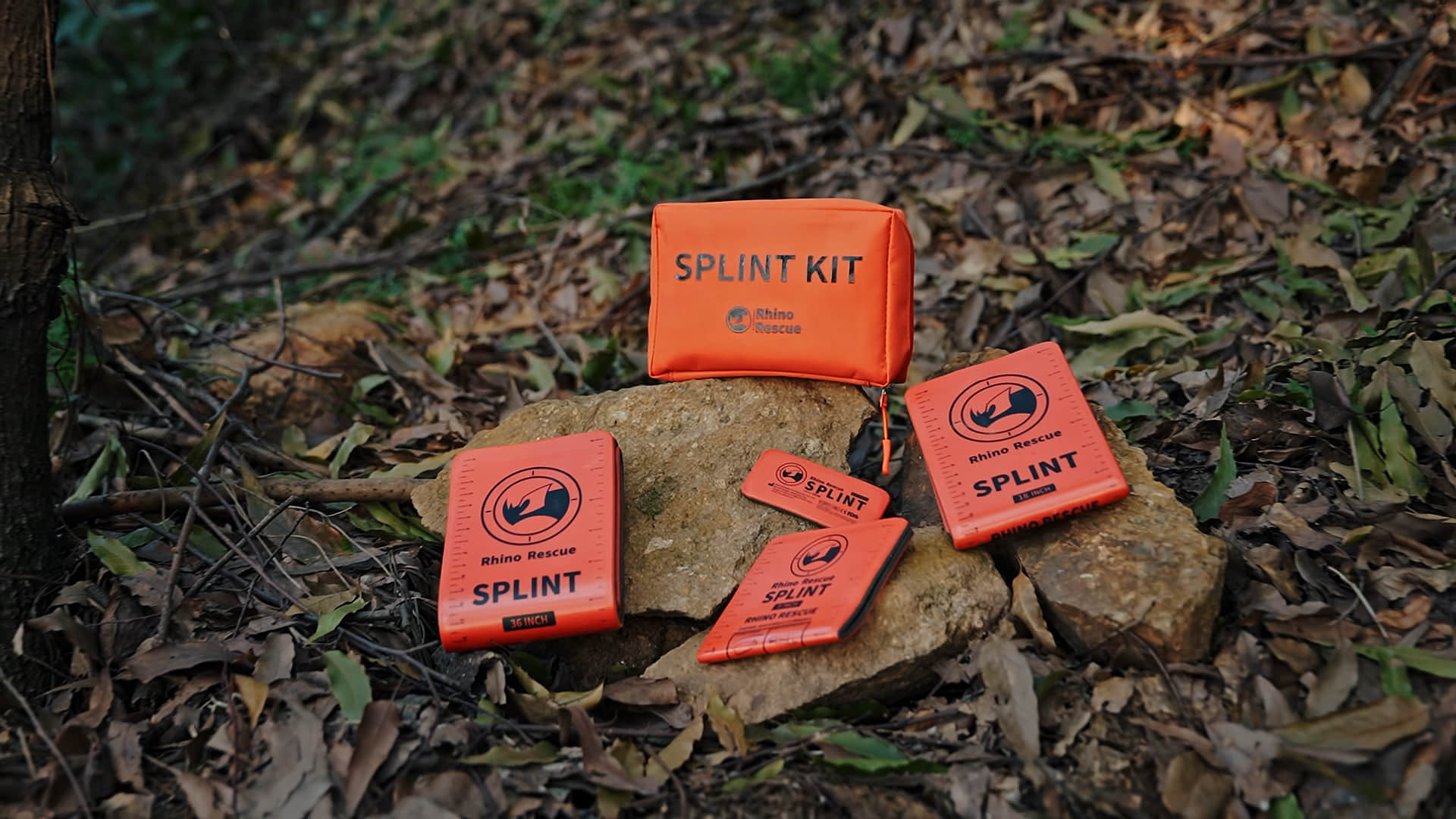 Rhino Rescue™ First Aid Splint Medical Splint Kits Folded for Bone Fractures Keep Bones in Position (Folded) - Image 14