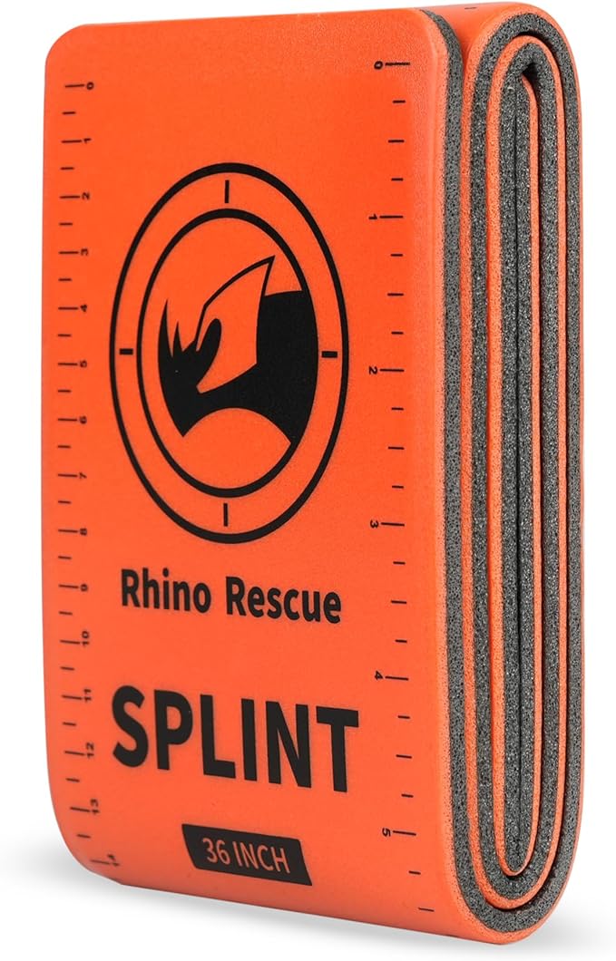 Rhino Rescue™ First Aid Splint Medical Splint Kits Folded for Bone Fractures Keep Bones in Position (Folded) - Image 6