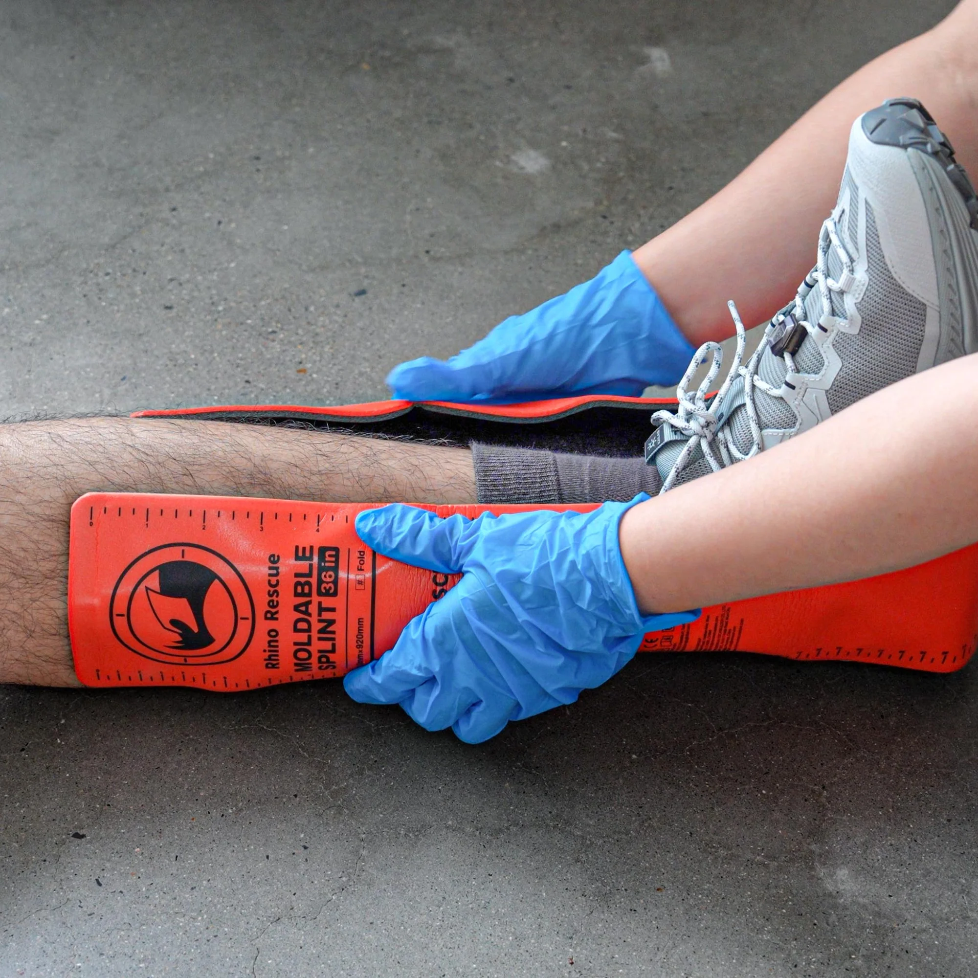 Rhino Rescue™ First Aid Splint Medical Splint Kits Folded for Bone Fractures Keep Bones in Position (Folded) - Image 7