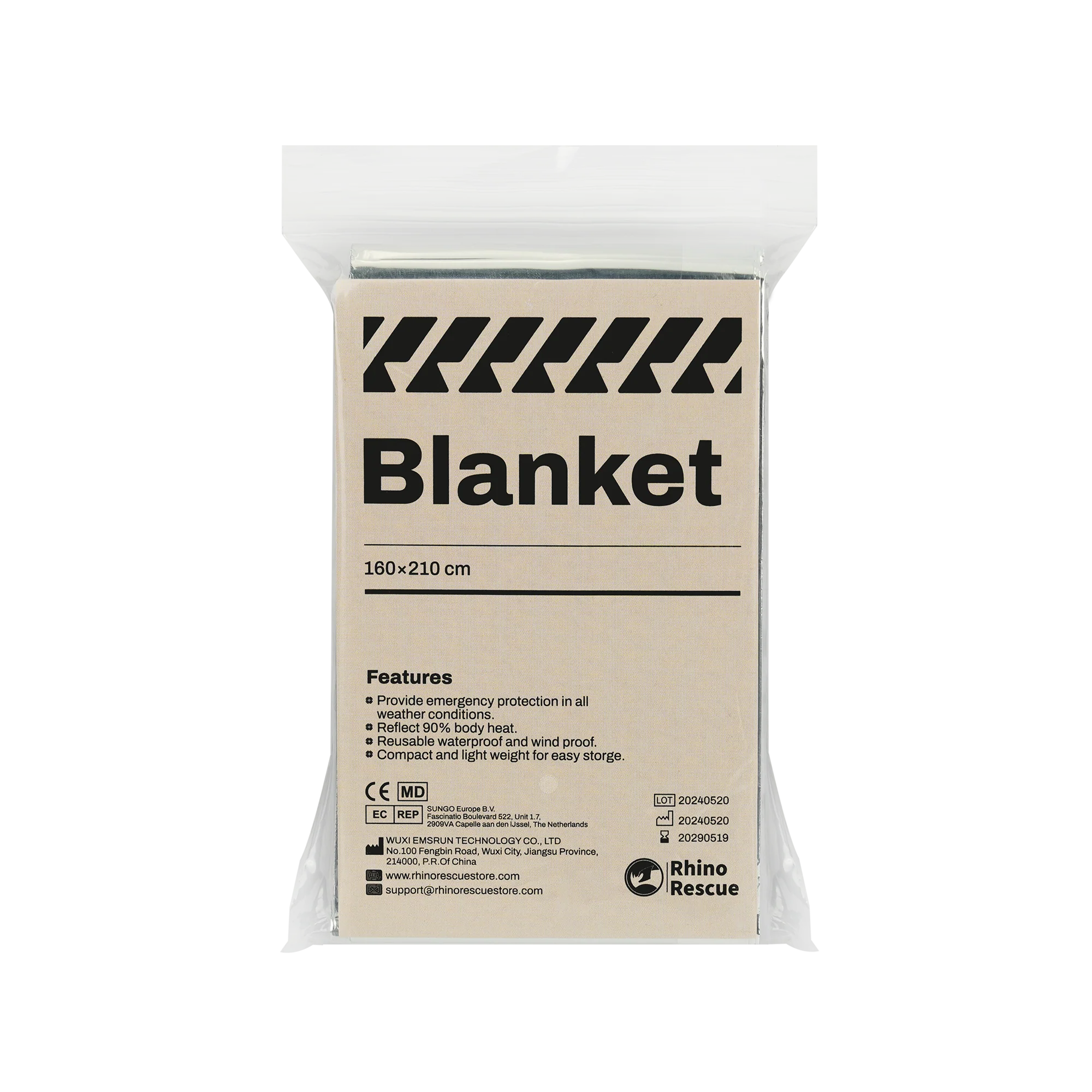 Rhino Rescue™ Emergency Blanket Mylar Emergency Blankets for Survival - Image 4