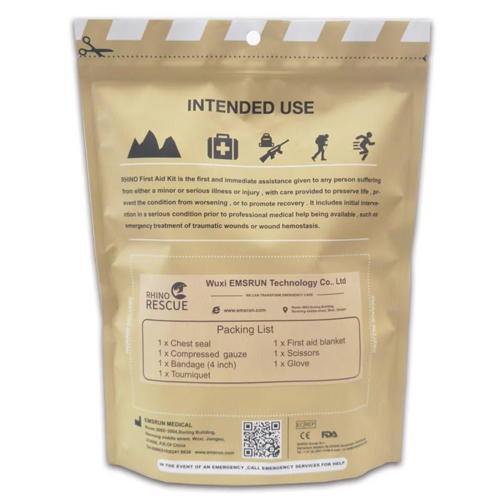 Rhino Rescue™ Advanced Wound Care Kit Zip Stitch Suture-Free Wound Closure Kit for Cuts and Scrapes Bleeding Control Kits - FDA CE Approved - Image 4