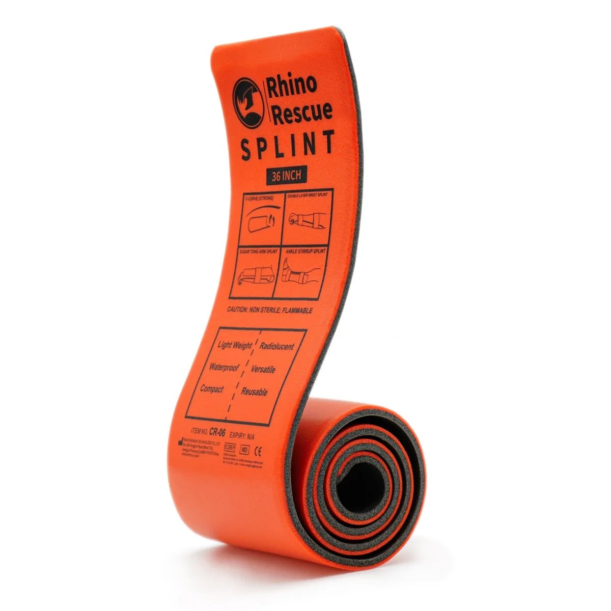 Splint Kit - Rhino Rescue™ First Aid Splint Medical Splint Kits Folded for Bone Fractures Keep Bones in Position (Splint Kits Combo) - Image 4